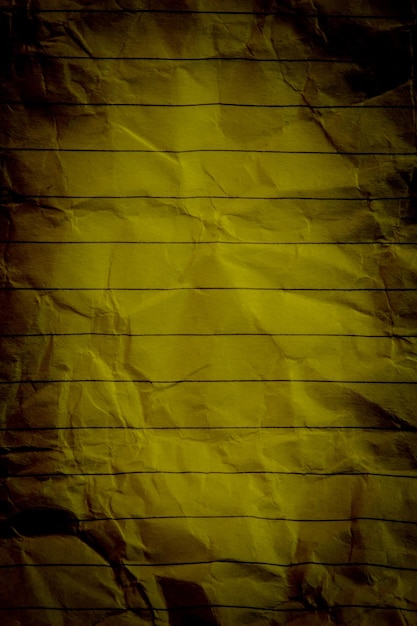 Foto un papel amarillo con la palabra 