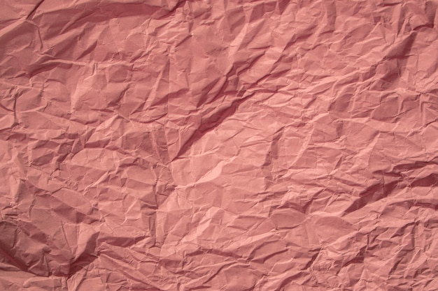 Foto papel amassado vermelho fechar fundo de textura