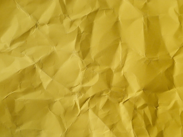 Papel arrugado amarillo