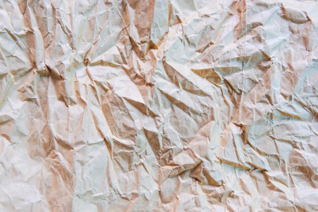 Papel arrugado marrón para el fondo y la textura que estaba hecho de bolsa de papel