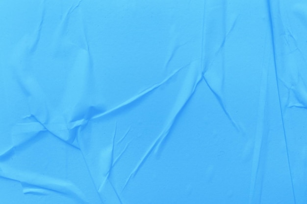 Papel azul en blanco es fondo de textura arrugada Fondos de textura de papel arrugado para varios propósitos
