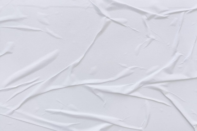 Papel blanco en blanco es fondo de textura arrugada Fondos de textura de papel arrugado para diversos propósitos