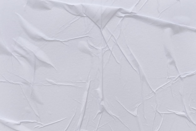 Papel blanco en blanco es fondo de textura arrugada Fondos de textura de papel arrugado para diversos propósitos