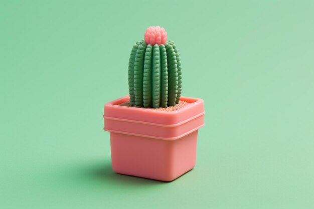 Papel en blanco con cactus