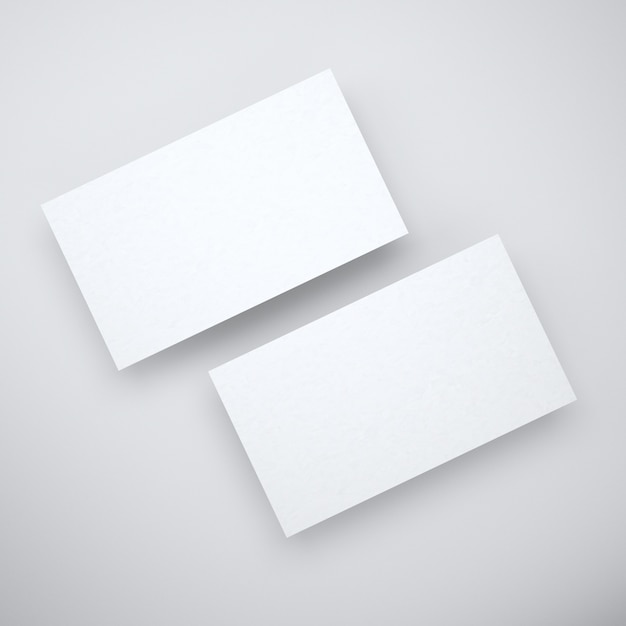 Foto papel blanco para tarjetas de visita