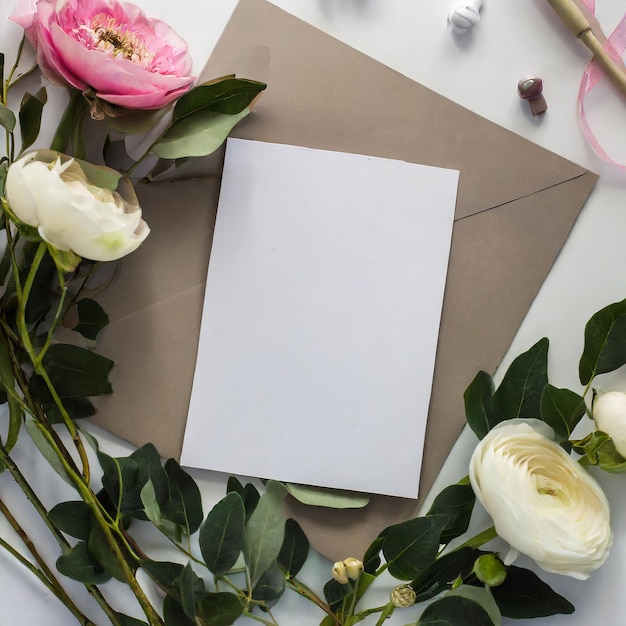 papel branco para texto e publicidade