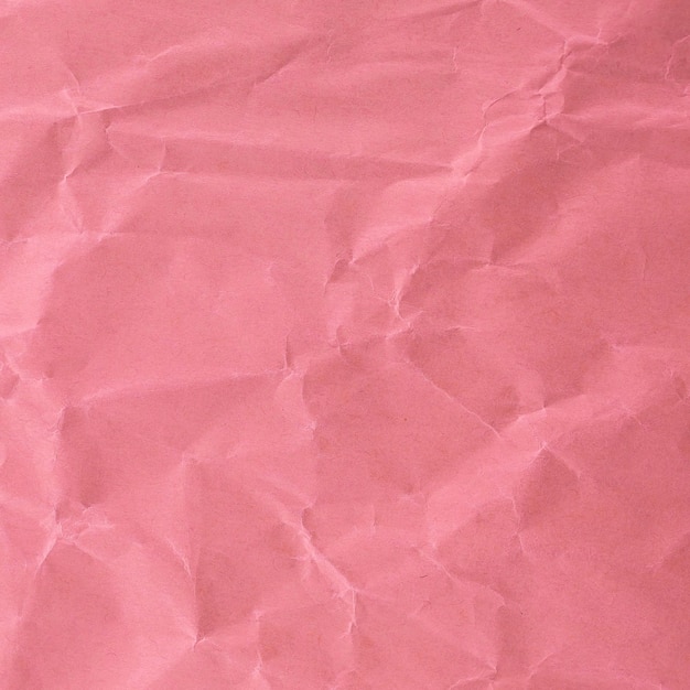 Papel cor-de-rosa amassado