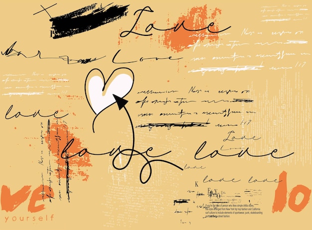 un papel con un corazón que dice amor en él