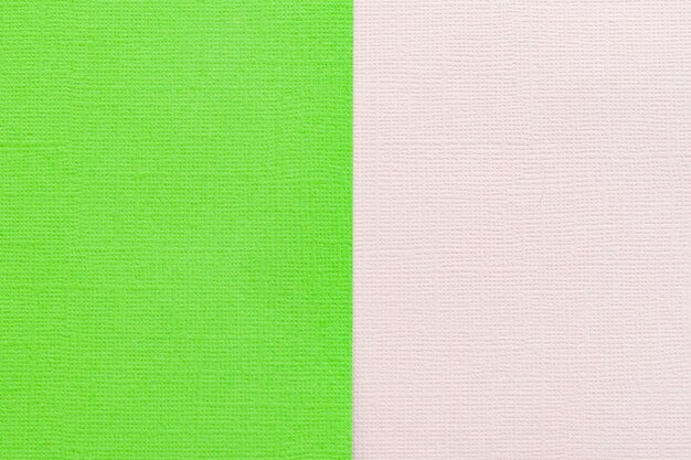 Papel de cor verde e rosa pastel para o fundo