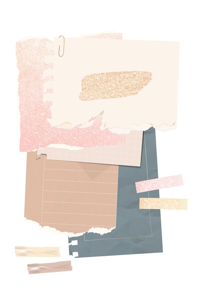 Papel de notas adesivo png fundo transparente