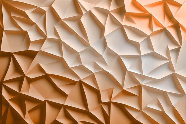 Papel de origami colorido como fundo de papel de parede abstrato Imagem gerada por Ai