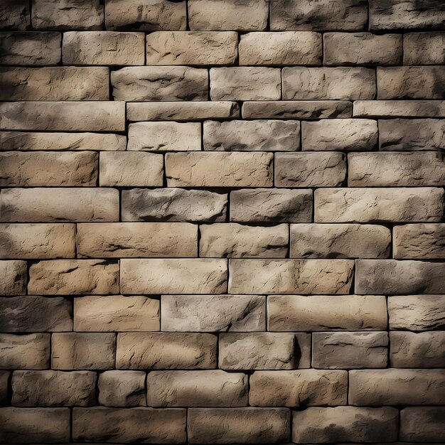 Papel de parede 3D clássico padrão de tijolos de parede de pedra