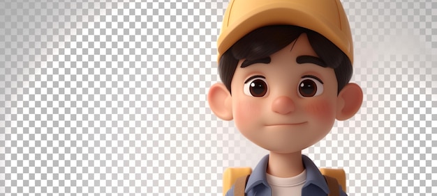 Papel de parede 3D de personagens de desenhos animados UHD