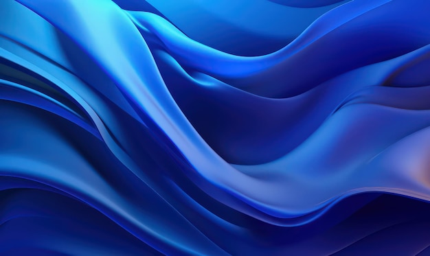 Papel de parede abstrato de ondas azuis para projetos de plano de fundo e design de desktop