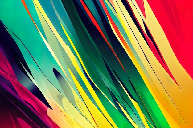 Papel de parede abstrato linhas líquidas cores vibrantes fundo abstrato colorido suave