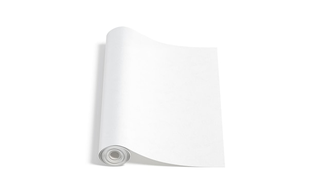 Foto papel de parede branco rolo torcido papel de rolo tela para reparo de parede textura de papiro ou folia de adesivo