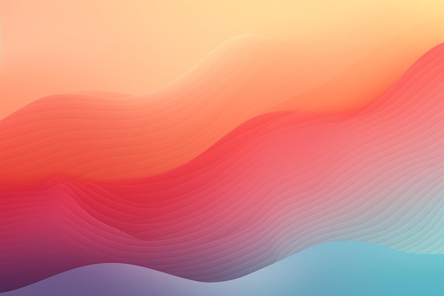 Papel de parede colorido gráfico 2D com gradientes granulados