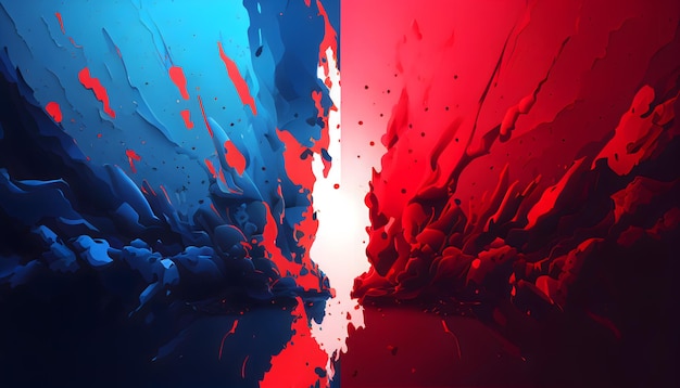 Papel de parede colorido vermelho e azul da textura, fundo abstrato