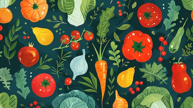papel de parede com padrão vegetal