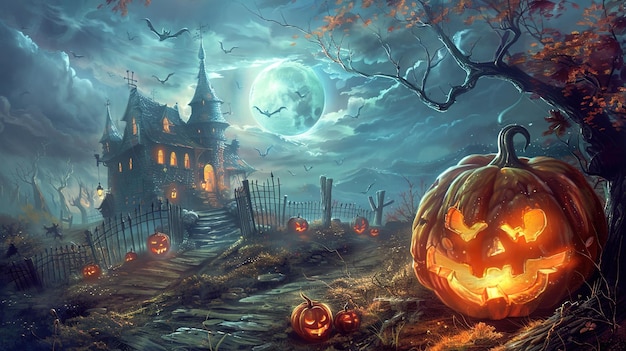 Papel de parede com tema de Halloween