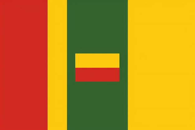 Papel de parede da bandeira de Benin Daomé