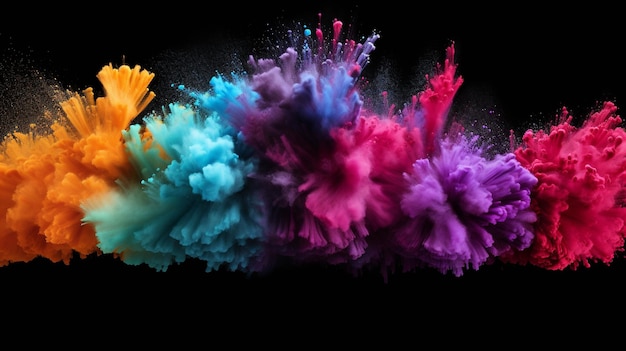 papel de parede de bomba de fumaça colorida imagem fotográfica criativa de alta definição