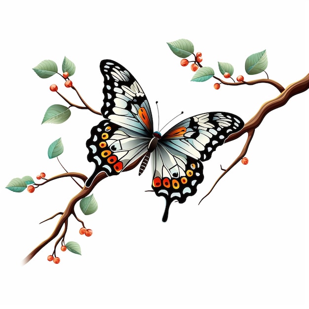 Papel de parede de borboleta hd rainha preta alexandra asa de pássaro graphium weiskei