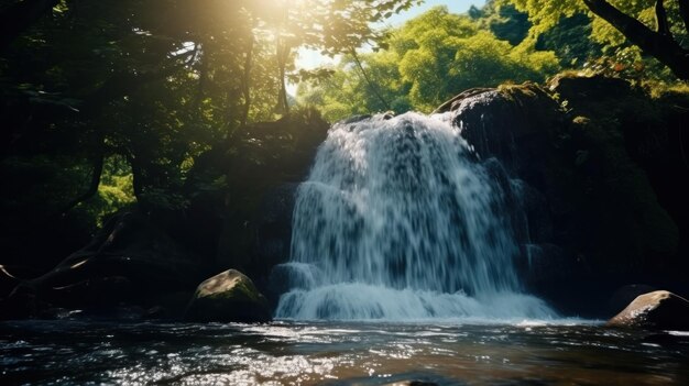 Papel de parede de cachoeira natural