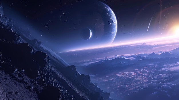 papel de parede de cometa