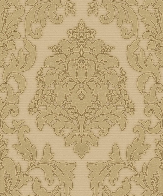 Papel de parede de Damasco bege