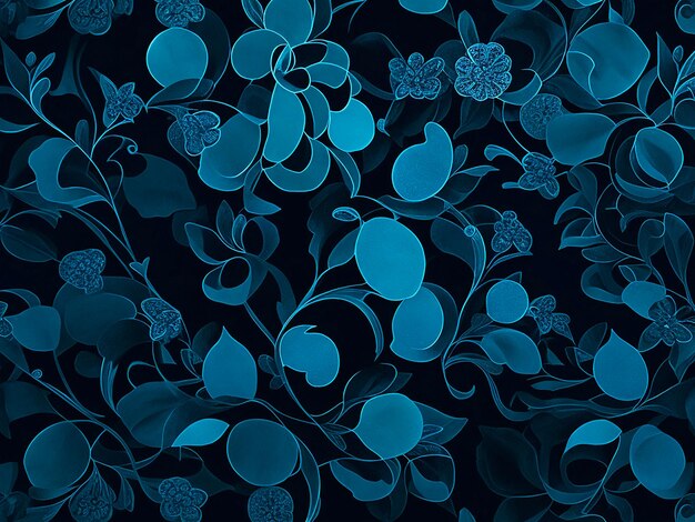 papel de parede de design bonito fundo de cor azul fundo preto