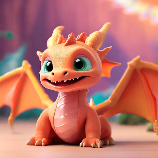 Papel de parede de dragão 3D animal de alta resolução