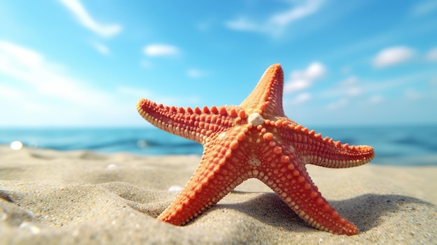 Papel de parede de estrela do mar na praia