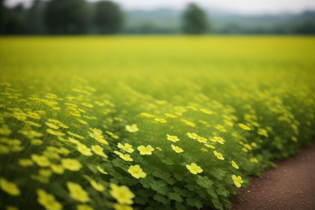 papel de parede de flores verdes bordadas em preto