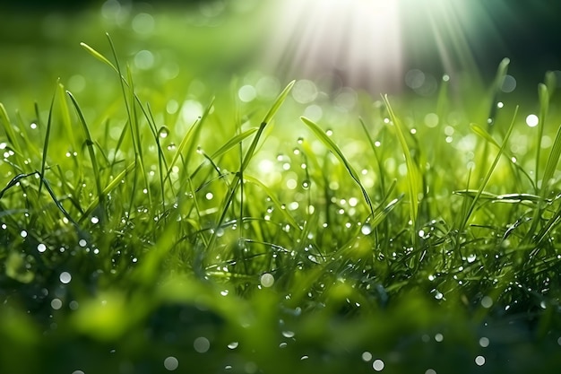 Papel de parede de folhas verdes naturais, plantas, ambiente de fundo de primavera