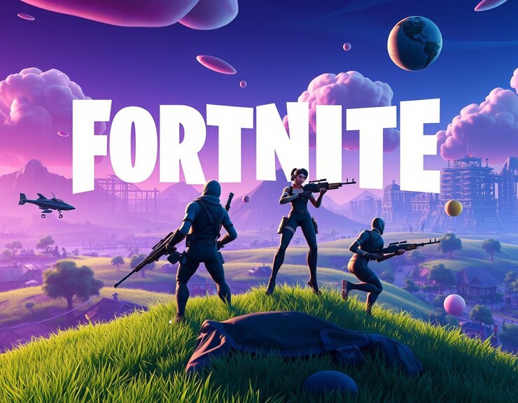 Foto papel de parede de fortnite 4k para jogos
