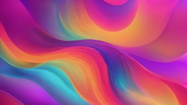 Papel de parede de fundo claro abstrato gradiente colorido desfocado movimento suave e suave brilho brilhante pui1