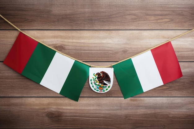 Papel de parede de fundo da bandeira do México