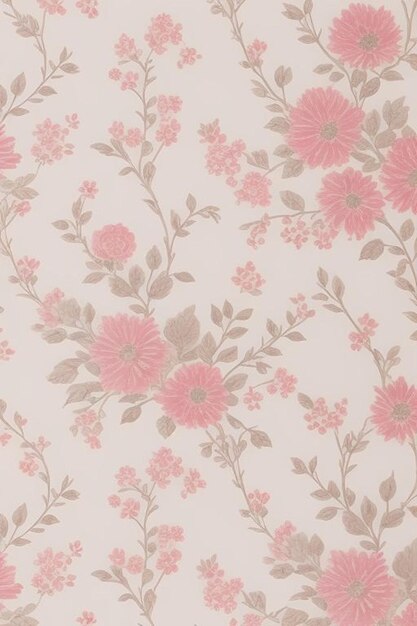 Papel de parede de fundo de design floral