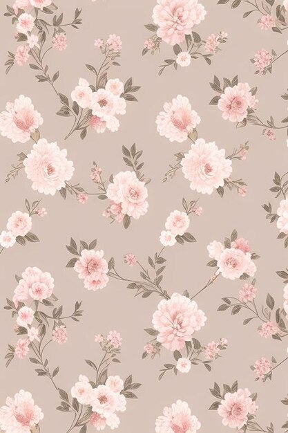 Papel de parede de fundo de design floral