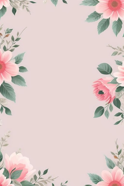 Papel de parede de fundo de design floral
