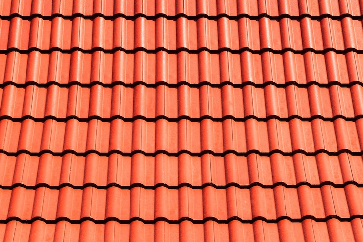 Foto papel de parede de fundo laranja do telhado superior