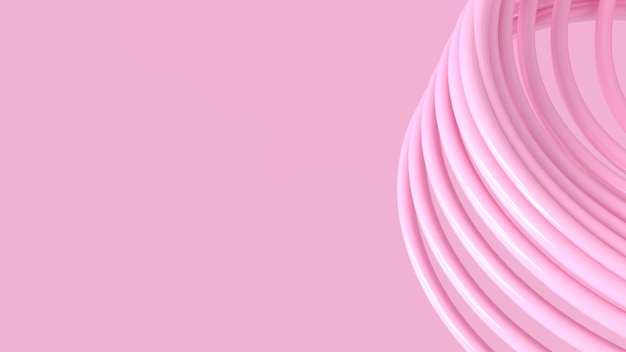 Foto papel de parede de fundo linhas rosa abstratas mínimas renderização 3d