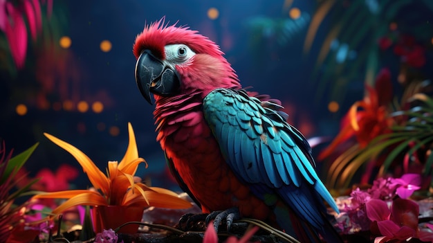 Papel de parede de fundo Paradise Bird HD 8K Imagem fotográfica