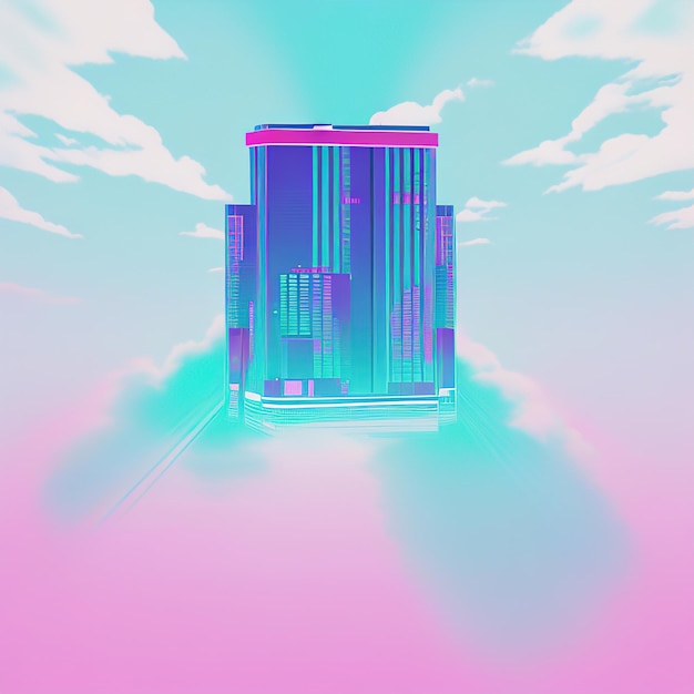 Foto papel de parede de fundo vaporwave