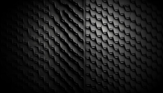 Papel de parede de luxo com fundo preto kevlar Feito por inteligência artificial AI
