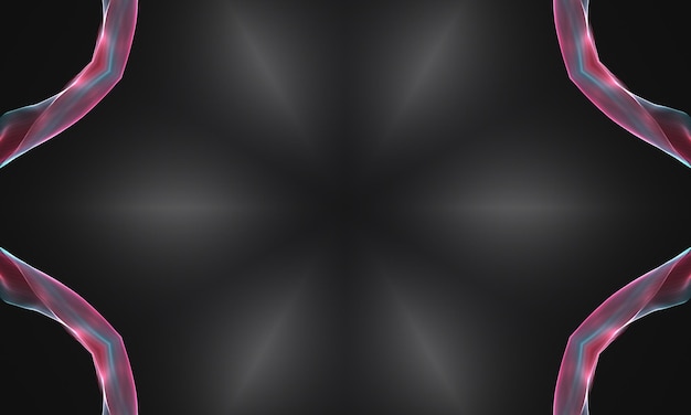 Papel de parede de modelo de panfleto de banner de design geométrico de fundo de linha e onda colorida