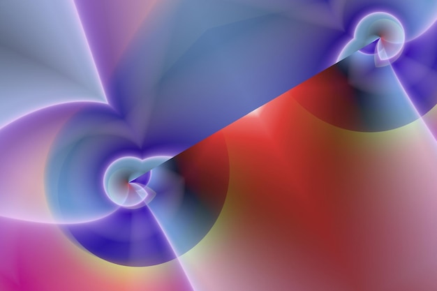 Papel de parede de modelo de panfleto de banner geométrico de fundo de linha e onda colorida