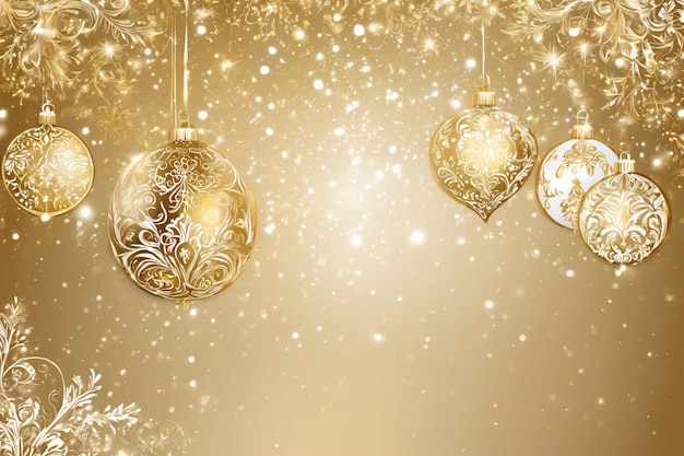 Papel de parede de Natal de luxo dourado bandeira de Natal brilhante