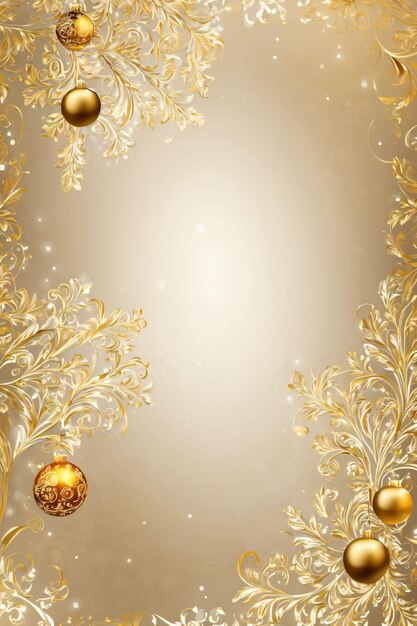 Foto papel de parede de natal de luxo dourado bandeira de natal brilhante